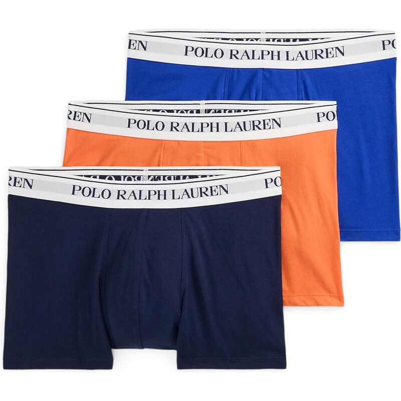 Polo Ralph Lauren Boxerky Classic modrá / námornícka modrá / oranžová 67654363