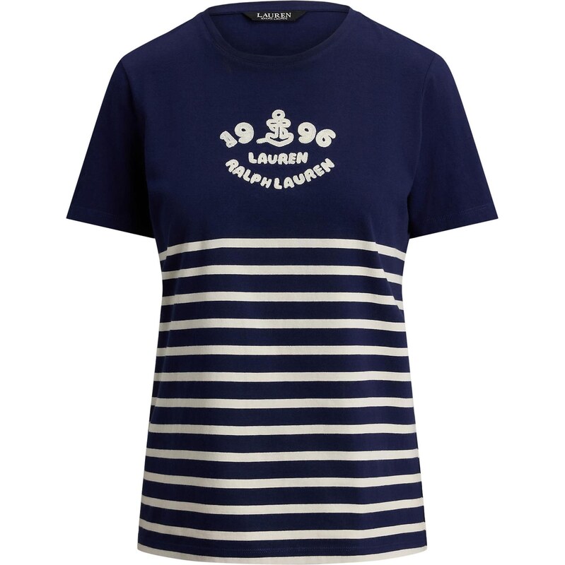Lauren Ralph Lauren Tričko námornícka modrá / šedobiela 67654395