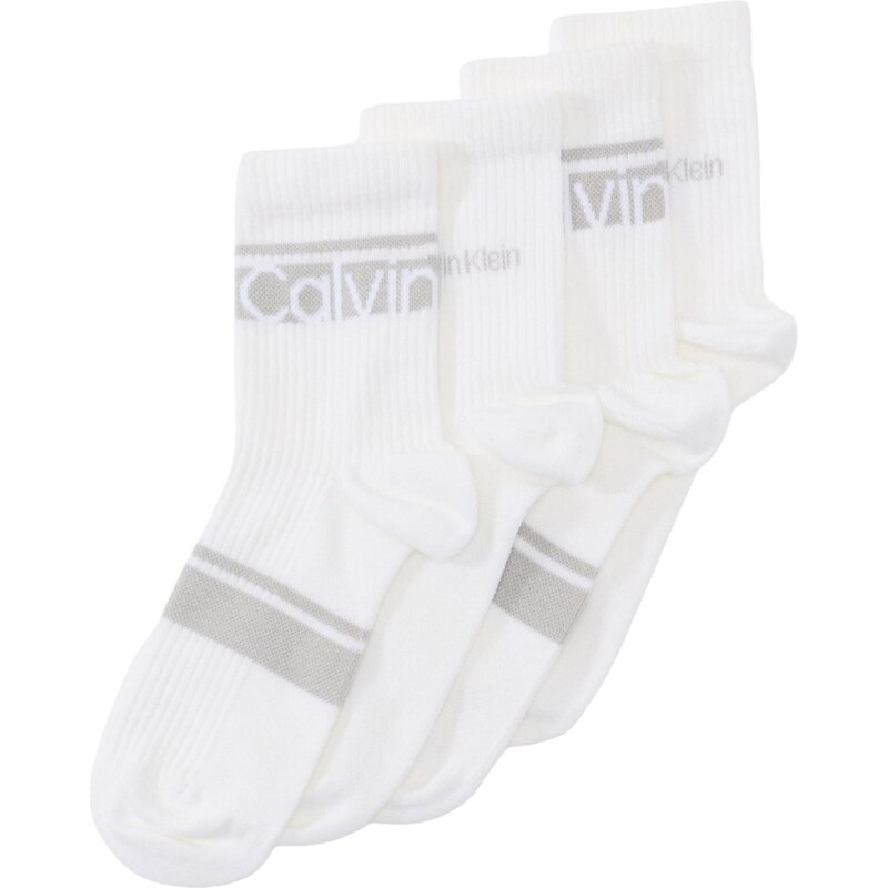 Calvin Klein Underwear Ponožky sivá / biela 67654440