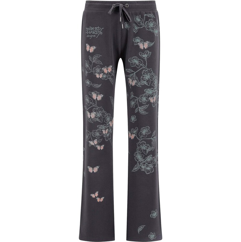 Ed Hardy Nohavice True To My Love tmavosivá / petrolejová 67654470