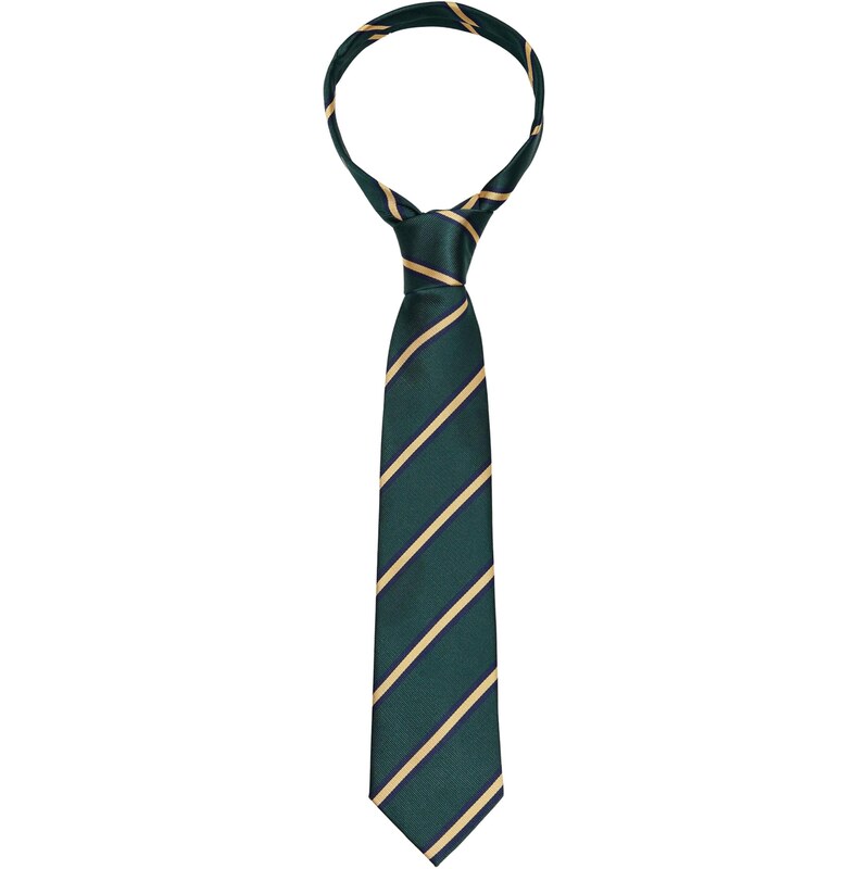 Bershka Kravata námornícka modrá / svetložltá / tmavozelená 67654506