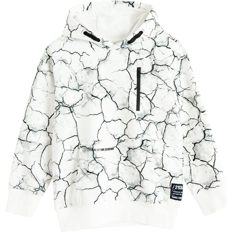 Cool Club Mikina sivá / čierna / biela 67654558