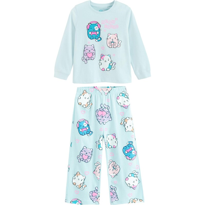 Cool Club Pyžamo svetlomodrá / zmiešané farby 67654549