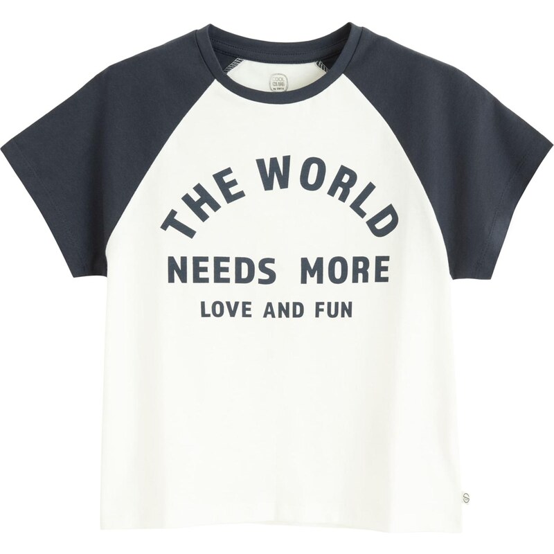 Cool Club Tričko antracitová / biela 67654545