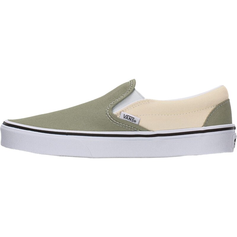 VANS Slip-on obuv CLASSIC béžová / pastelovo zelená 67654577