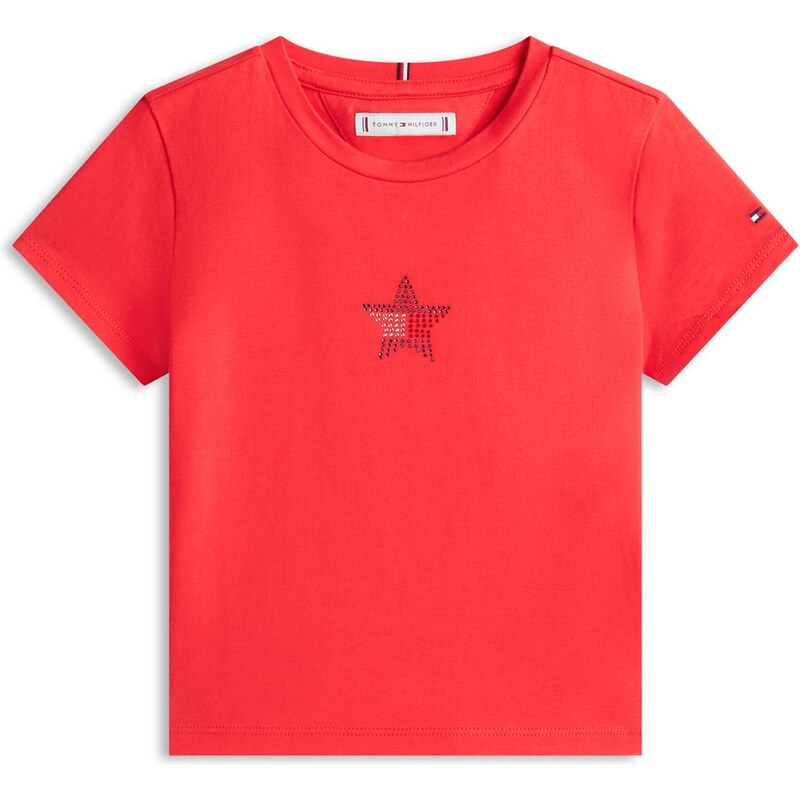 TOMMY HILFIGER Tričko jasne červená 67654573