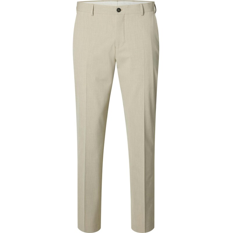 SELECTED Nohavice s pukmi SLHLIAM nebielená 67654608