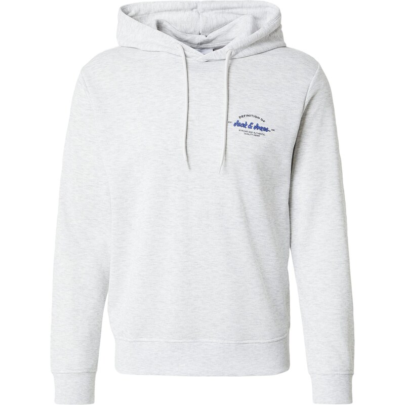 JACK & JONES Mikina JJBRANDON modrá / čierna / biela melírovaná 67654692