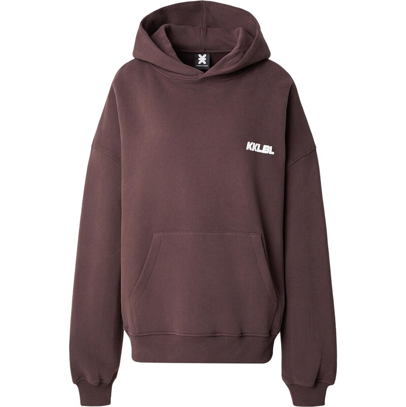 Karo Kauer Mikina tmavohnedá / biela 67654668