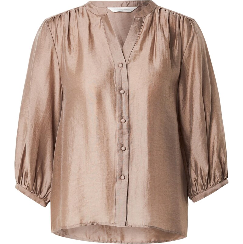 MSCH COPENHAGEN Blúzka Ramona Rikkelia svetlohnedá 67654791