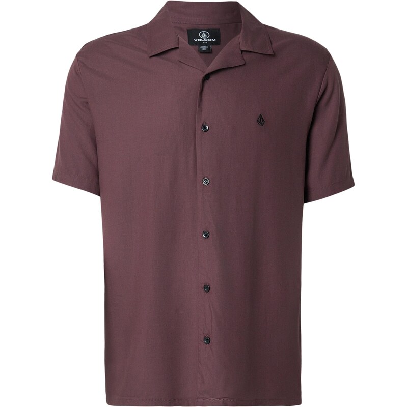 Volcom Košeľa SINGLE STONE vínovo červená 67654787
