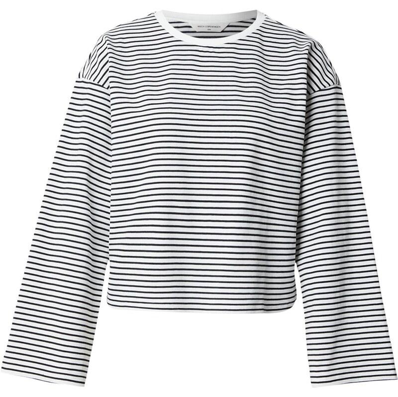 MSCH COPENHAGEN Sveter MSCHKrestiane čierna / šedobiela 67654718