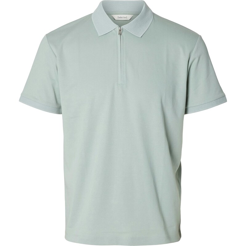 SELECTED Tričko SLHFAVE mätová 67654849