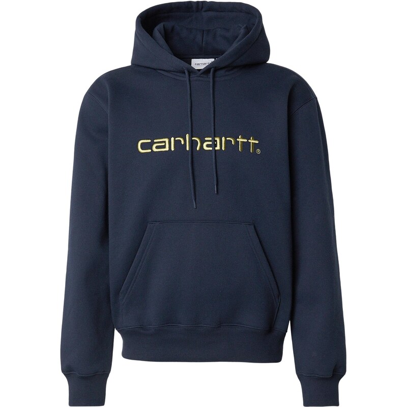 Carhartt WIP Mikina tmavomodrá / zlatá žltá 67654874