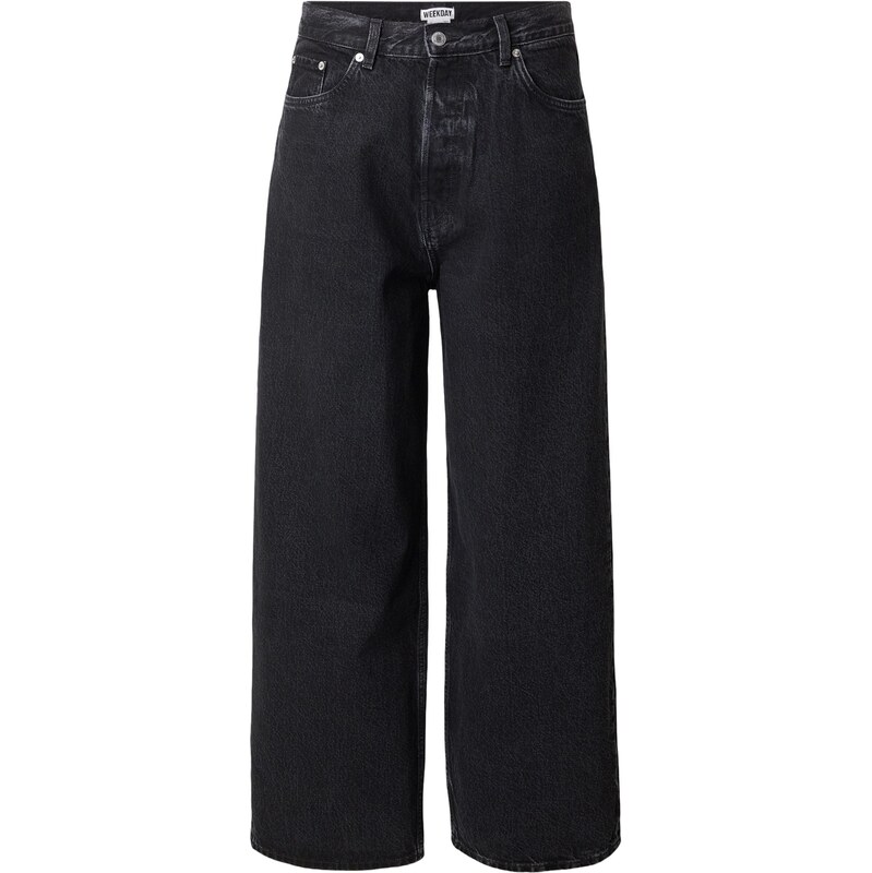 WEEKDAY Džínsy Astro čierny denim 67654876