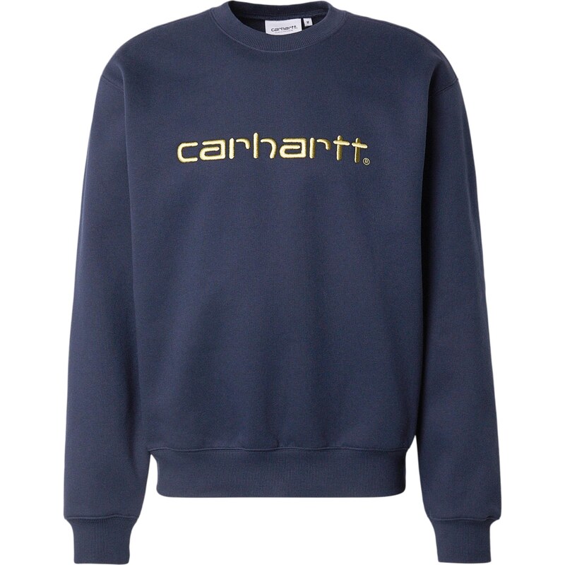Carhartt WIP Mikina námornícka modrá / zlatá 67655058