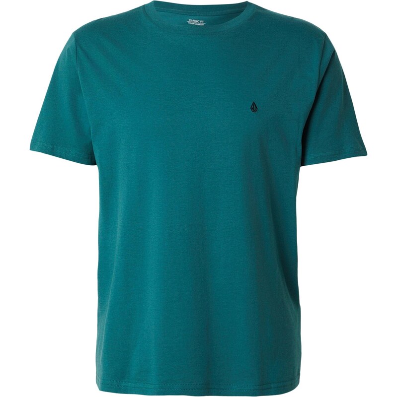 Volcom Tričko STONE BLANKS tmavozelená 67655054