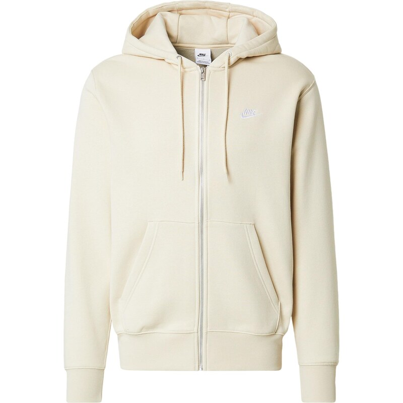 Nike Sportswear Tepláková bunda CLUB kaki 67655079