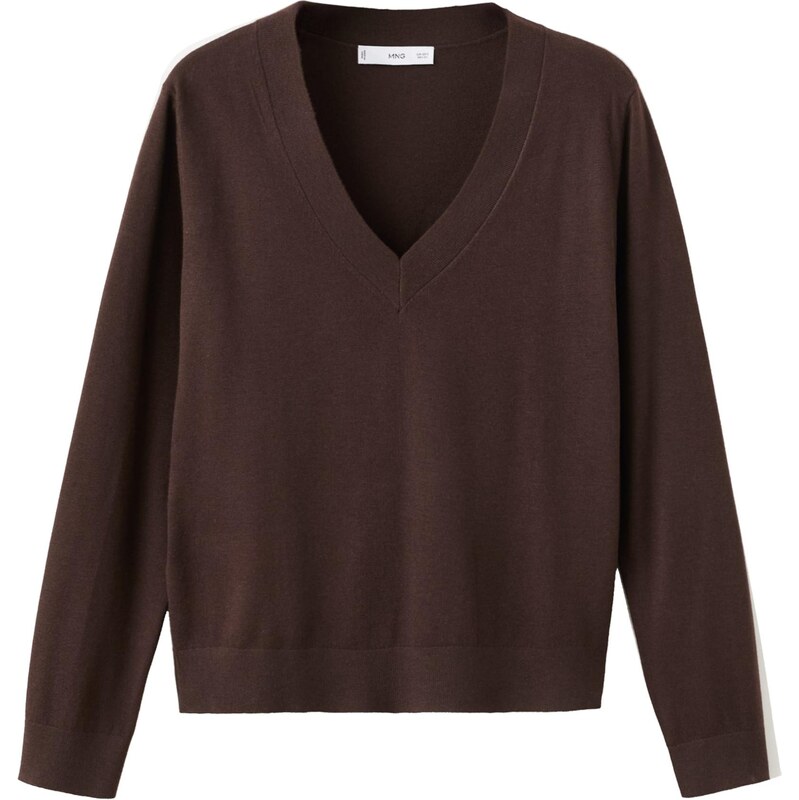 MANGO Sveter LUCCAV čokoládová 67655109