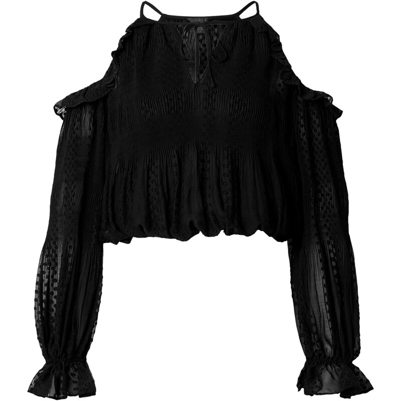 GUESS Blúzka čierna 67655090