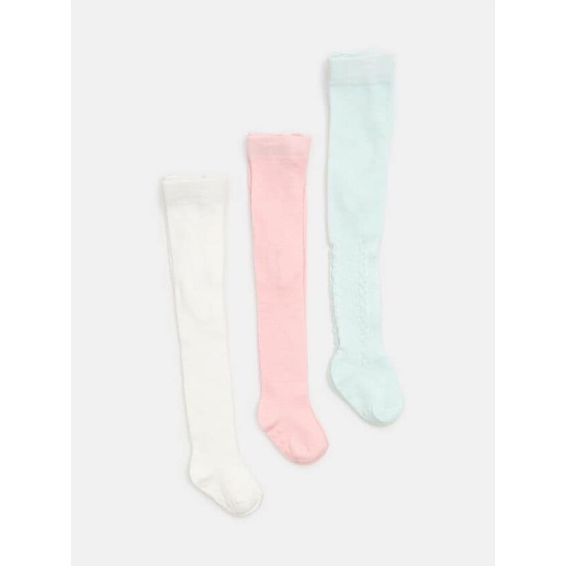 Sinsay - Sada pančúch v pastelových farbách, 3 kusy - viacfarebná 67651583