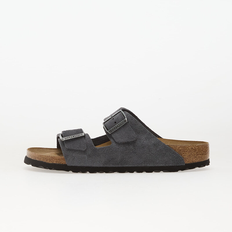 Birkenstock Arizona Suede Leather Unisex Charcoal 67656090