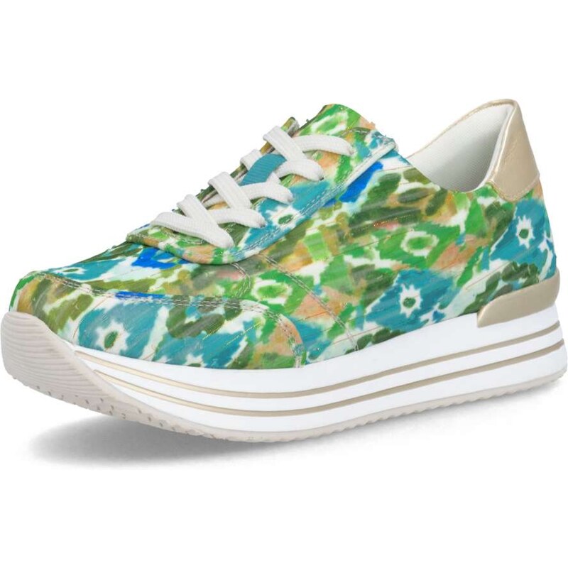 RIEKER Dámske tenisky REMONTE D1332-90 zelená S6 67656178