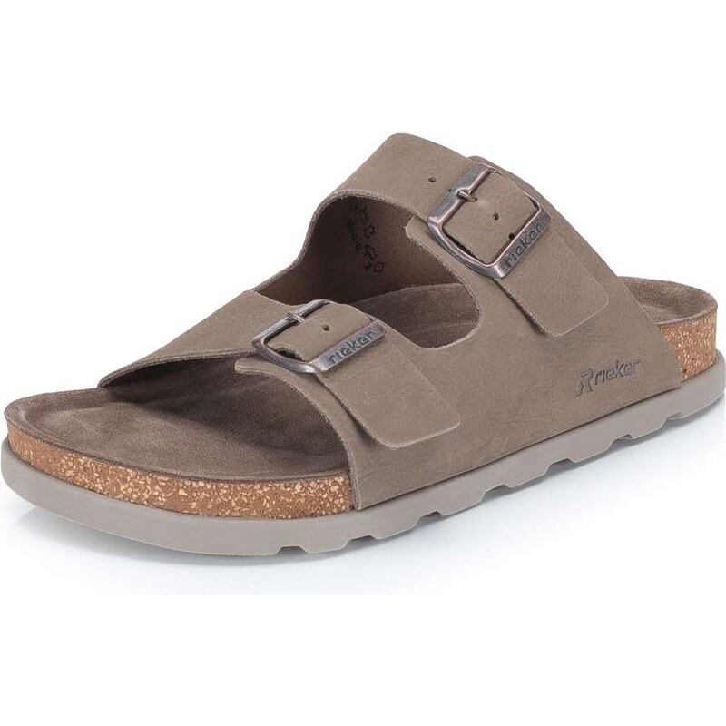 Pánske šľapky RIEKER 21190-64 béžová S6 67656179