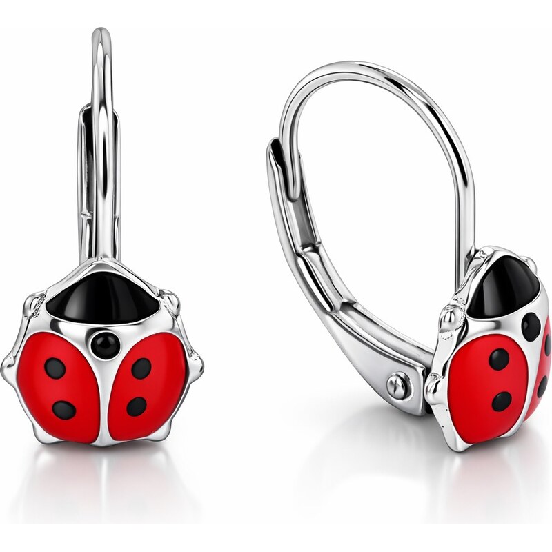 MOISS Hravé strieborné náušnice Lienky E0002028 66583699