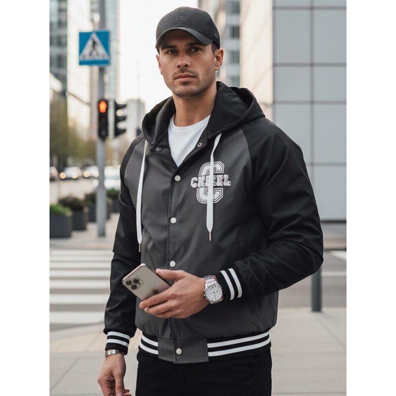 Dstreet Jedinečná obojstranná bomber pánska bunda 62598656