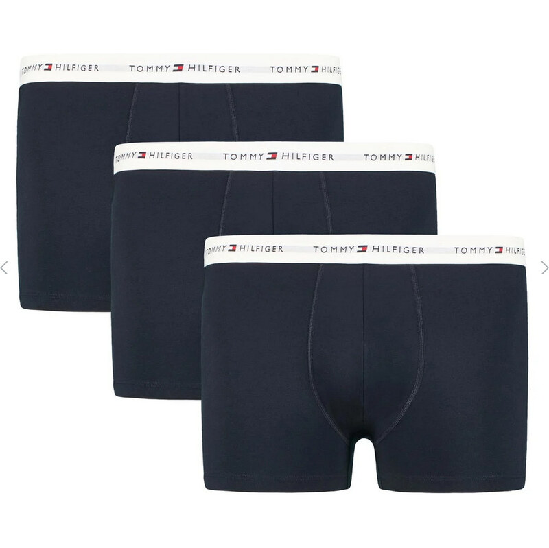 3PACK pánske boxerky Tommy Hilfiger tmavo modré nadrozmer (UM0UM03897 67658877