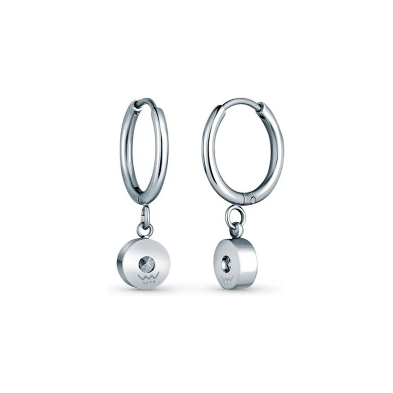 Vuch Slušivé náušnice s kubickým zirkónom Vrigia Silver 67658873