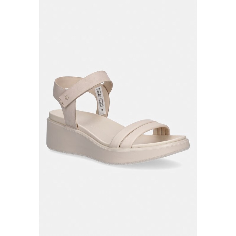 Kožené sandále Ecco Flowt Wedge LX W 67688184