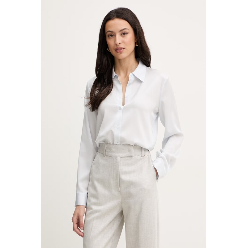 Košeľa s prímesou hodvábu BOSS Bonya 67688090