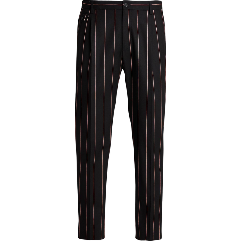 DOLCE & GABBANA Pinstriped Black nohavice 67659926