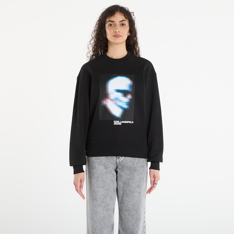 Mikina Karl Lagerfeld Jeans Relaxed Karl Sweat Black S 67660303