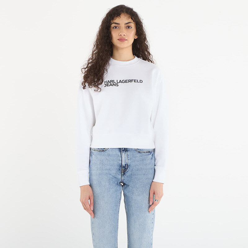 Mikina Karl Lagerfeld Jeans Reg Essential Logo Sweat White M 67660290