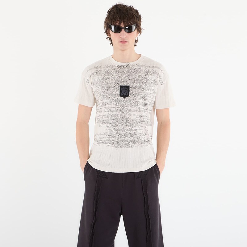 Tričko Umbro by SlamJam Biography Pointelle Baby Tee White Powder L 67662864