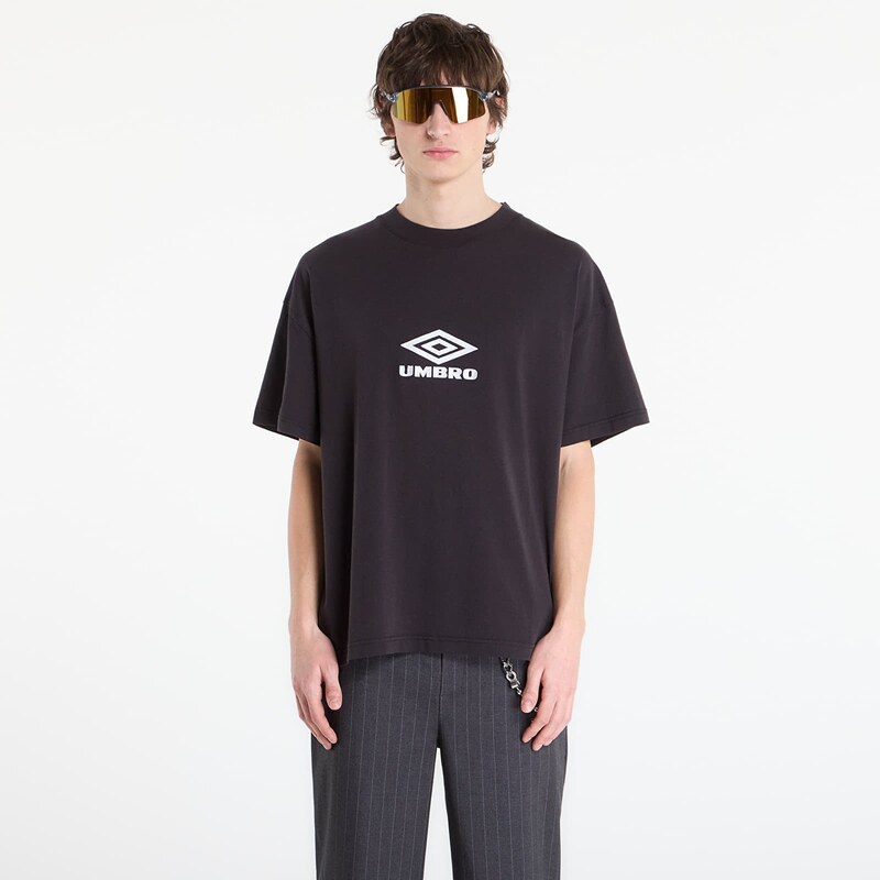 Tričko Umbro by SlamJam Og Logo T-Shirt Washed Black S 67662852
