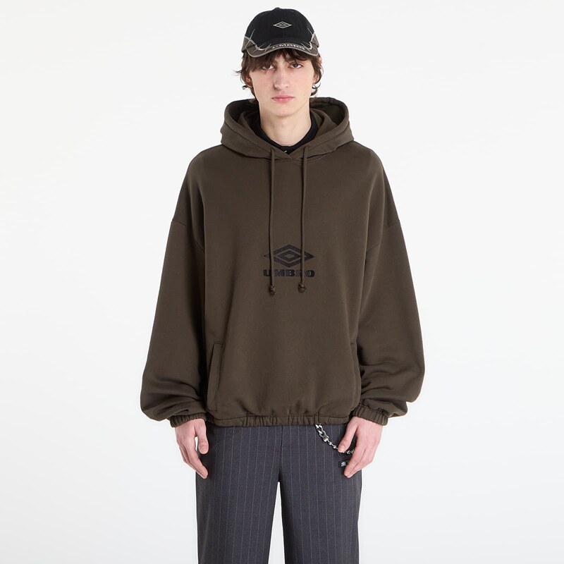 Mikina Umbro by SlamJam Og Logo Mask Hoodie Dark Olive M 67662857