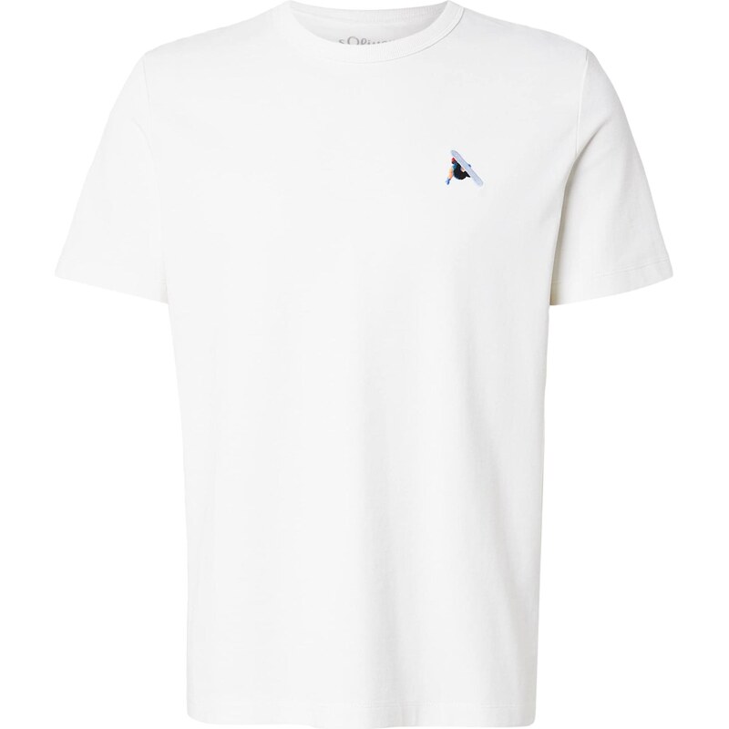 s.Oliver Tričko krémová / oranžová / červená / čierna 67414923