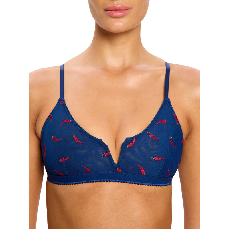 Podprsenka Modibodi lntimates V Day V-Bralette Navy Chilli (PMIVDBVC) 67661104