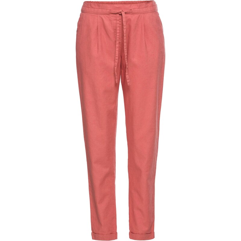 bonprix Plátené nohavice, farba ružová 44732300