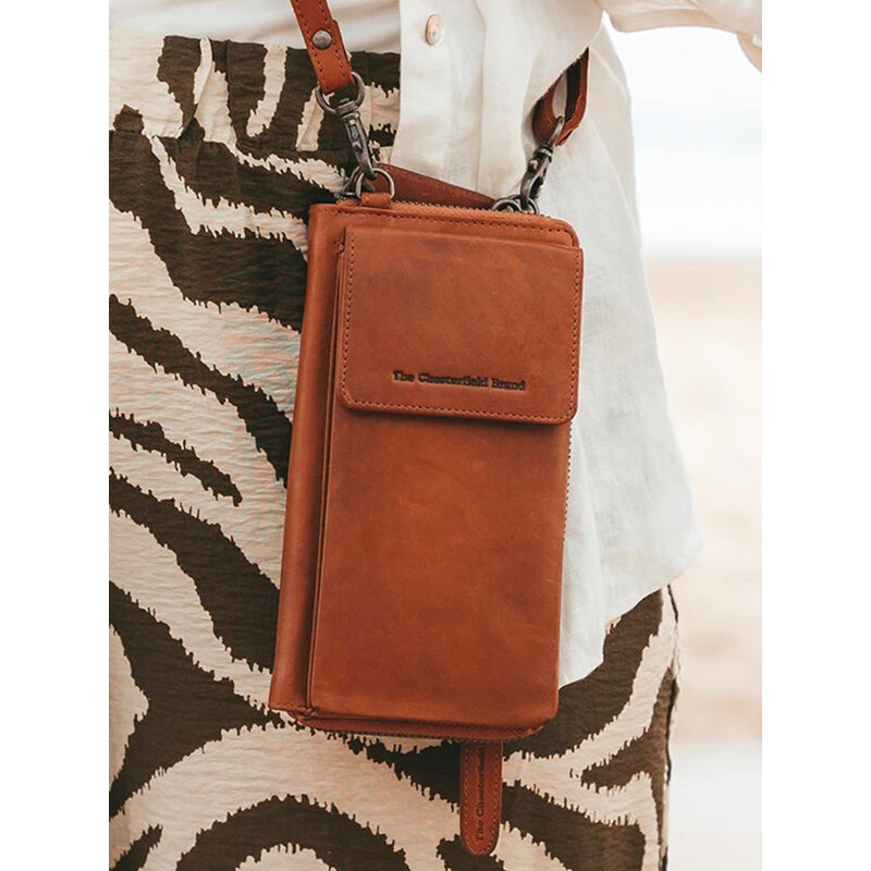 Dámska kožená crossbody kabelka s peňaženkou The Chesterfield Brand 61852540