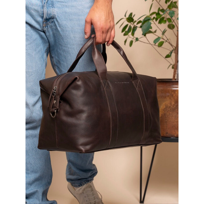 Pánska kožená cestovná taška The Chesterfield Brand Conor - hnedá 64515928