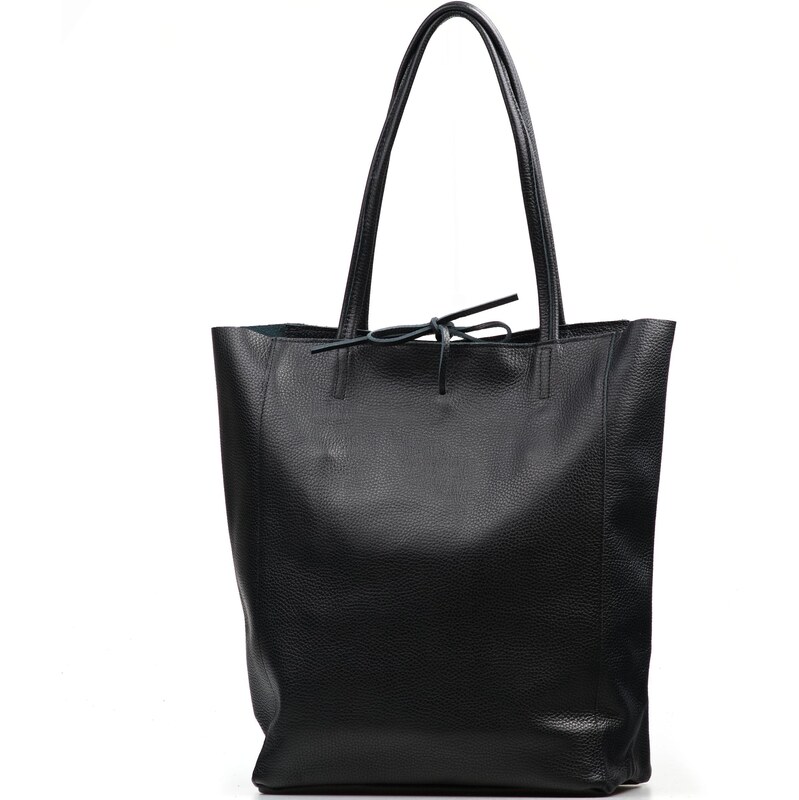 Blaire Kožená shopper kabelka Zinia čierna 67662734