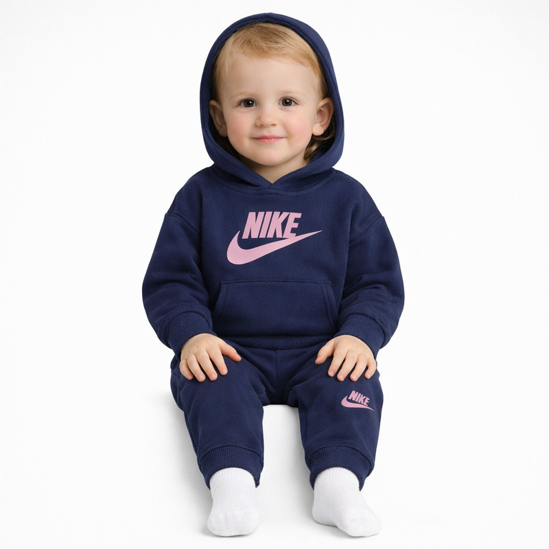 Nike kids club fleece set NAVY 67663462