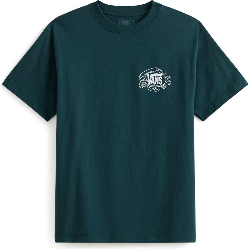 VANS Tričko Hot Lines jedľová / biela 67665130