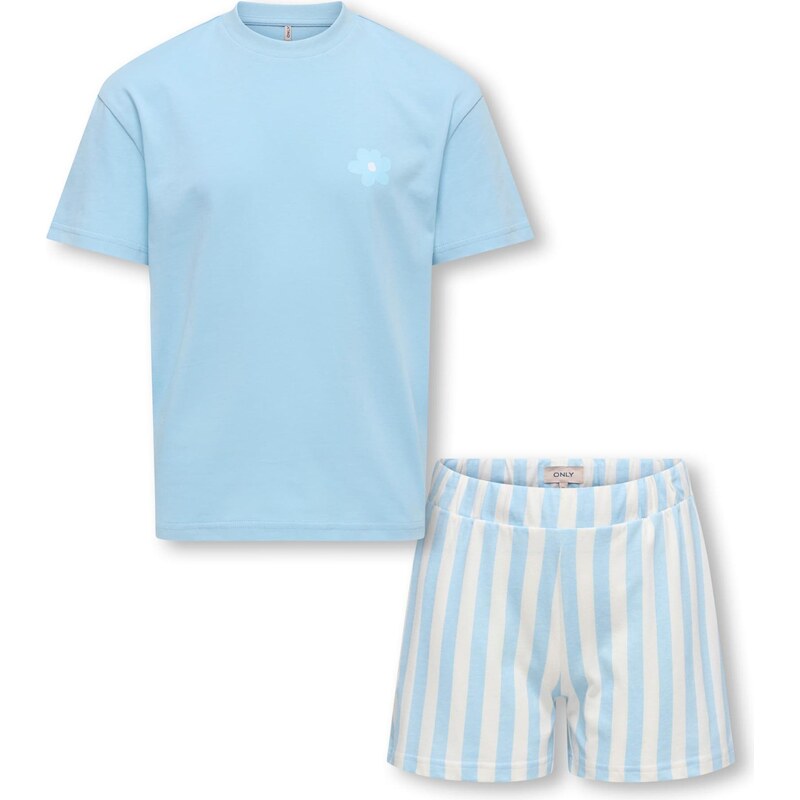 ONLY GIRLS Pyžamo KOGRILA svetlomodrá / biela 67665162