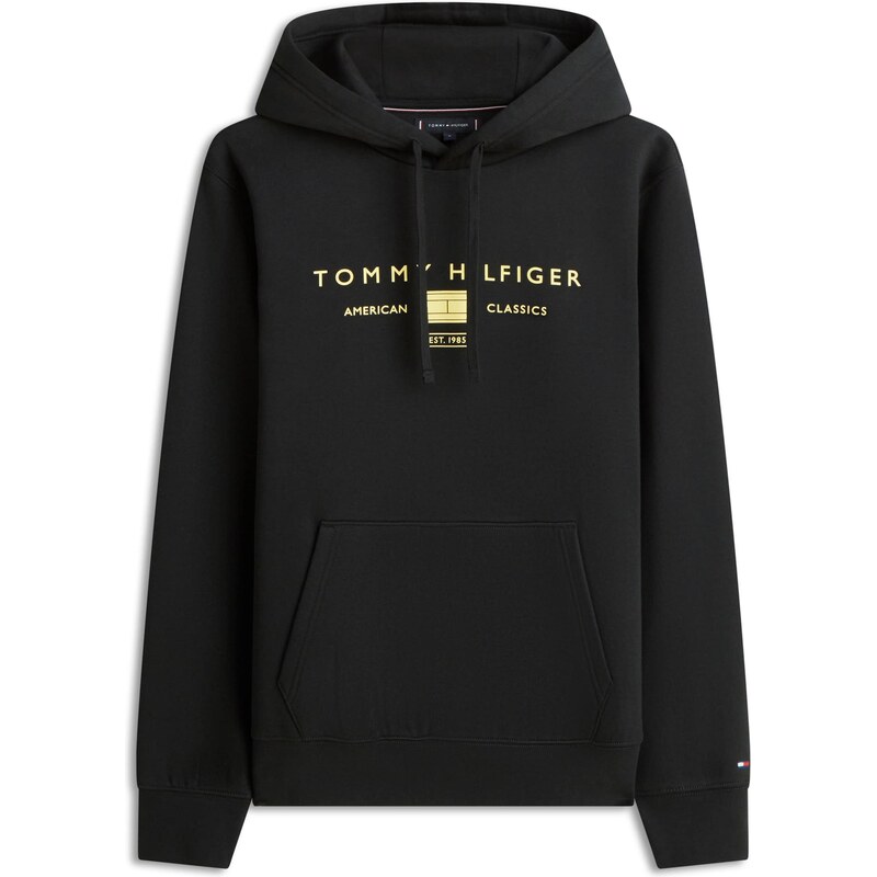 TOMMY HILFIGER Mikina BRAND LOVE žltá / čierna 67665364
